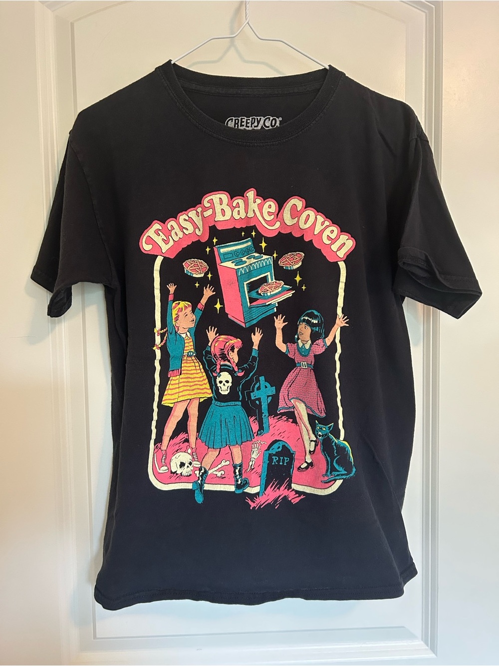 Women's Black 'Easy-Bake Coven' Graphic Tee by CreepyCo. - Picture 1 of 3